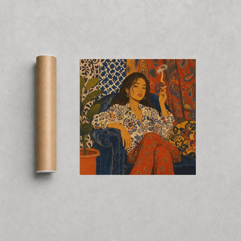 One Last Drag, print and shipping tube