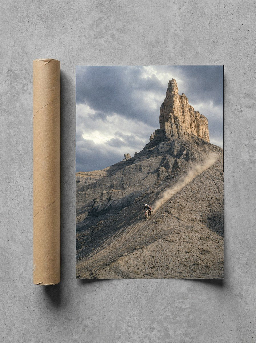 Down the Spire, print and shipping tube