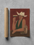 One More Espresso, print and shipping tube
