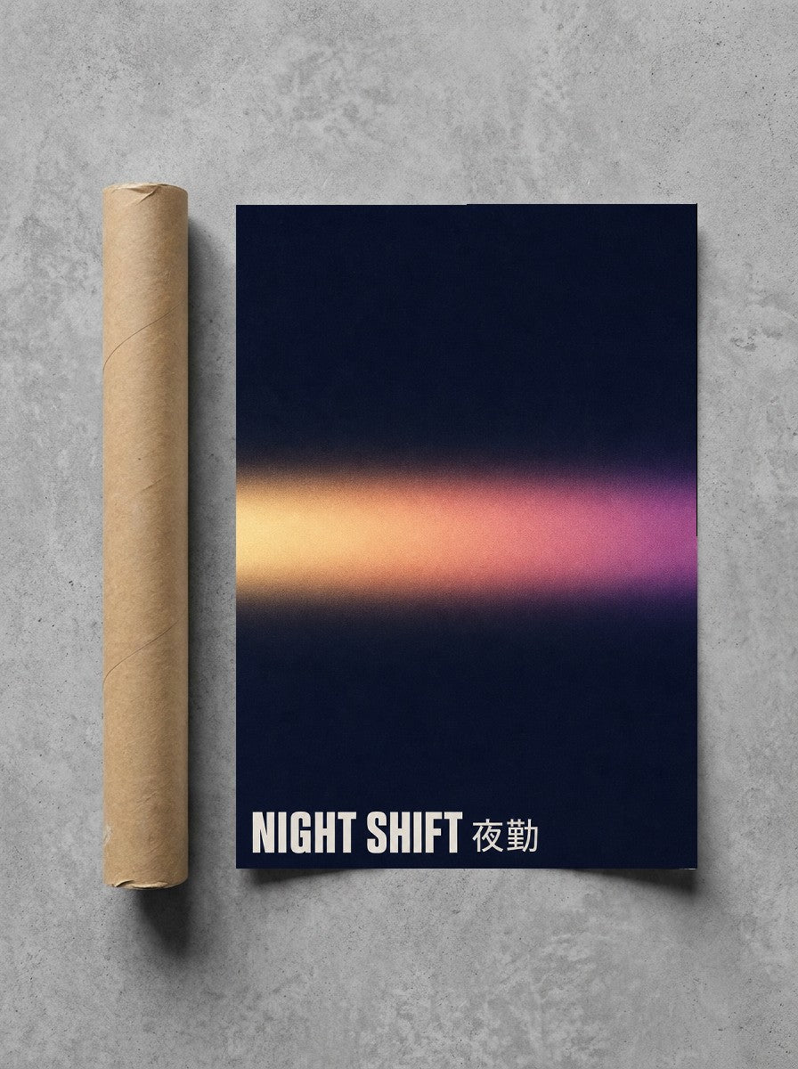 Night Shift rolled in a Drunk Dame shipping tube, ready to ship.