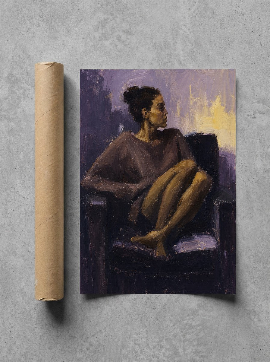 Vigil, With Cat, print and shipping tube