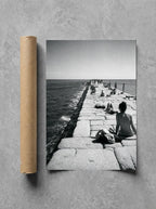 Pier in the Sun, print and shipping tube