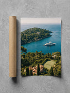 Coast and Tennis Court, print and shipping tube