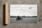 Biplane and Chrome, print and shipping tube