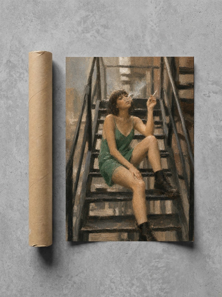 Tiara, Combat Boots, print and shipping tube