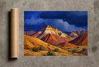 Bad Land, Worse Sky, print and shipping tube