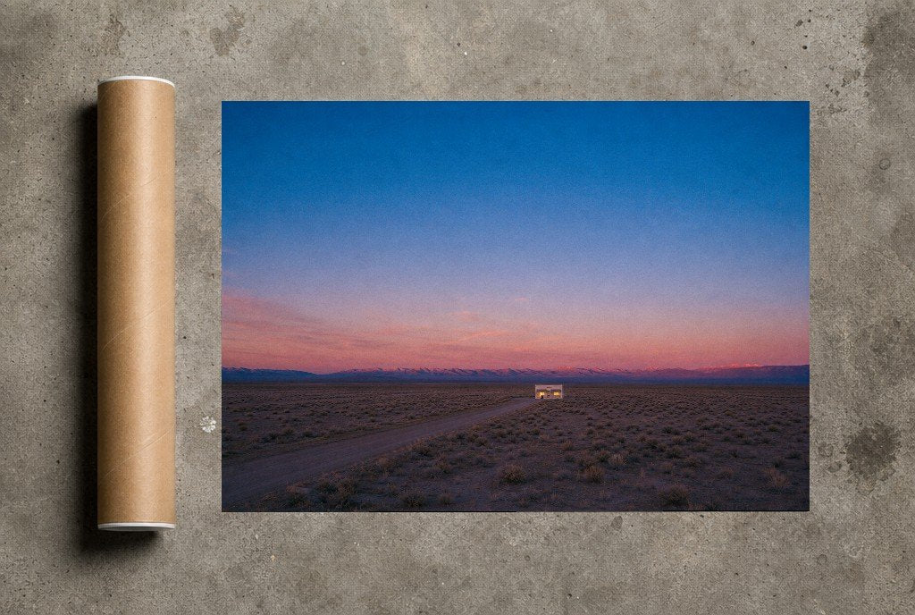 Last Light, No Plans, print and shipping tube