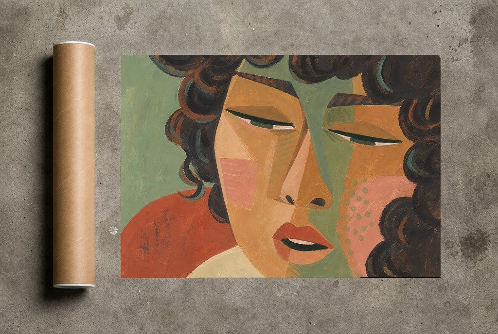 Two Minds, One Wall, print and shipping tube