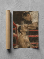 Between Rounds, print and shipping tube