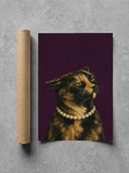 Tortoiseshell, Pearls rolled in a Drunk Dame shipping tube, ready to ship.
