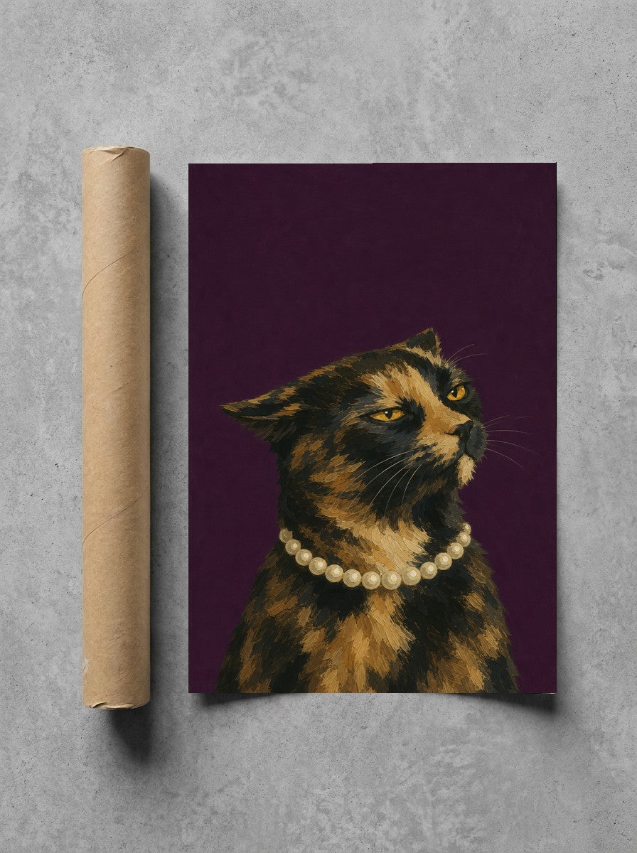 Tortoiseshell, Pearls rolled in a Drunk Dame shipping tube, ready to ship.