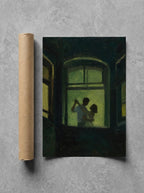 Green Night, Dancers, print and shipping tube