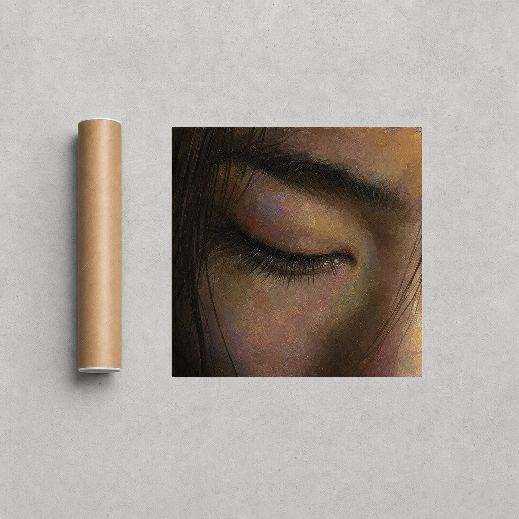 Just Resting My Eyes, print and shipping tube