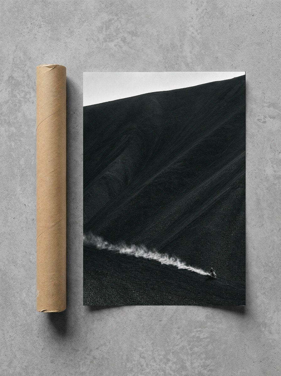 Smoke on the Slope, print and shipping tube