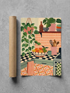 Kitchen, Maximal, print and shipping tube