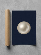 One Pearl, Navy rolled in a Drunk Dame shipping tube, ready to ship.