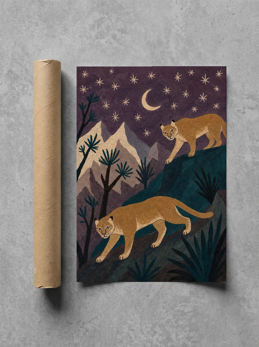Leopards, Loose, print and shipping tube