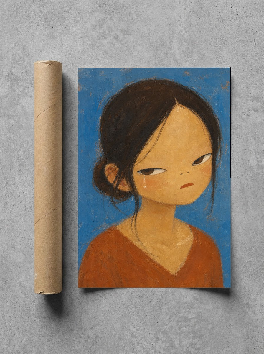 A Single Tear, print and shipping tube