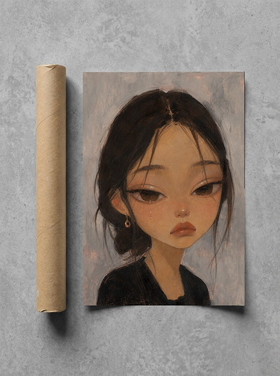 Daisy and a Nap, print and shipping tube