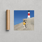 Yellow at the Lighthouse rolled in a Drunk Dame shipping tube, ready to ship.