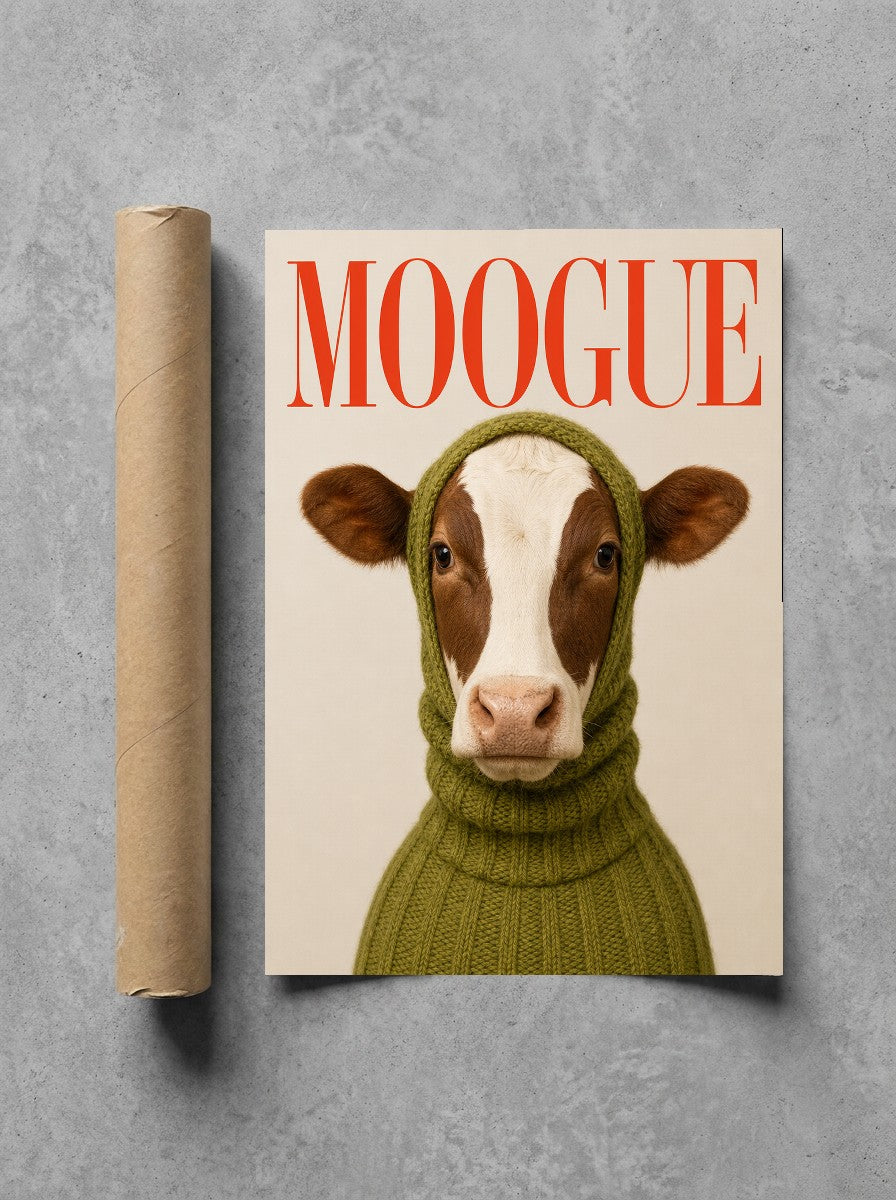 MOOGUE rolled in a Drunk Dame shipping tube, ready to ship.