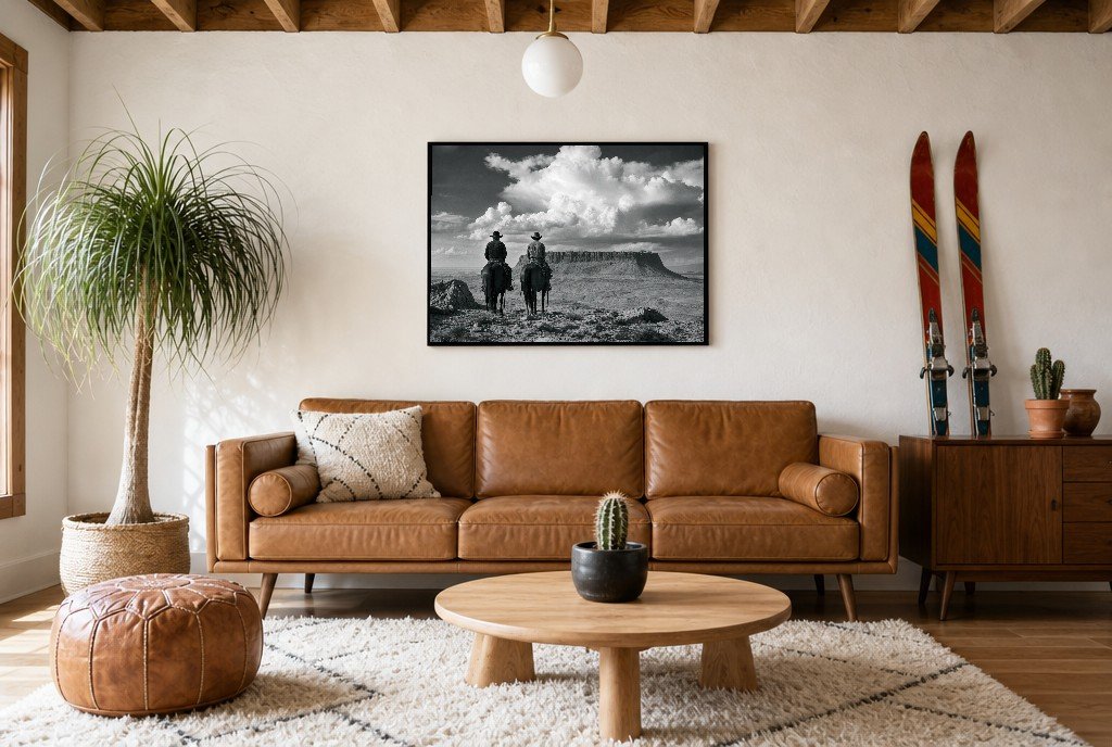 Two Riders, Big Sky, styled room