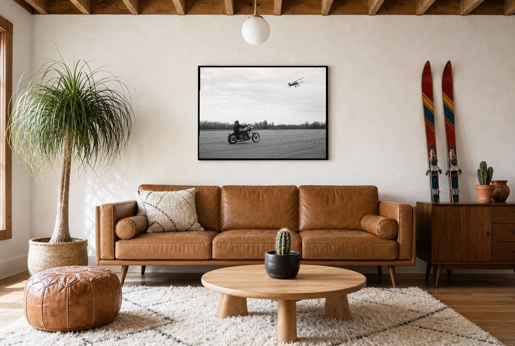 Biplane and Chrome, styled room
