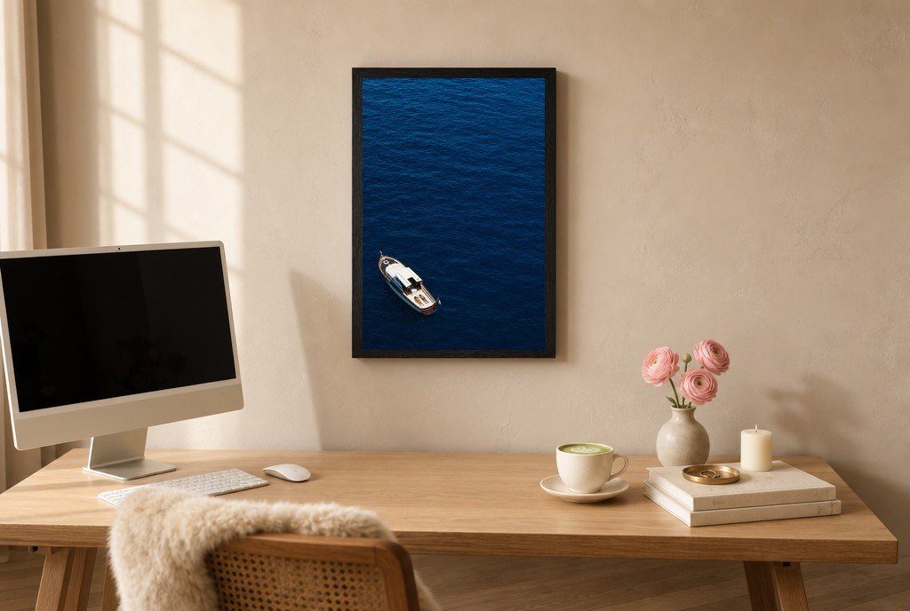 Sail Past the Stacks, styled room