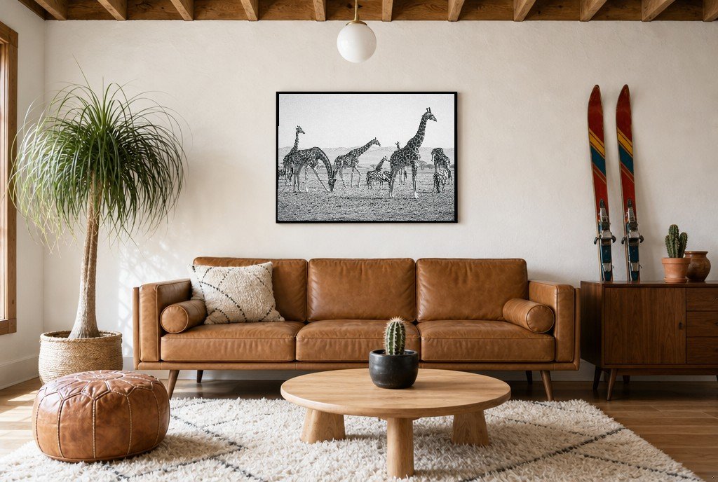 The Tall and the Striped, styled room