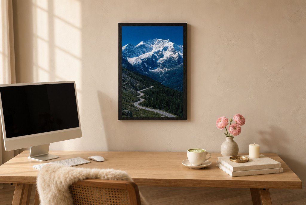The Alpine Pass, styled room