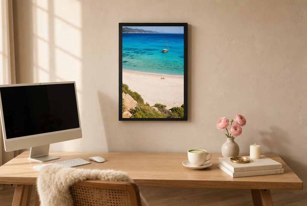 Two on an Empty Beach, styled room