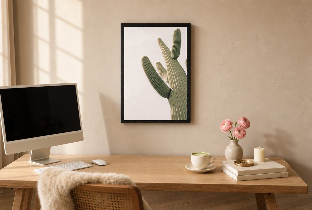 Saguaro, Up Close, styled room