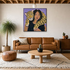 Panther, Personal, above mid-century console