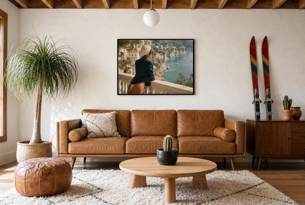 Rosé Over the Coast, styled room