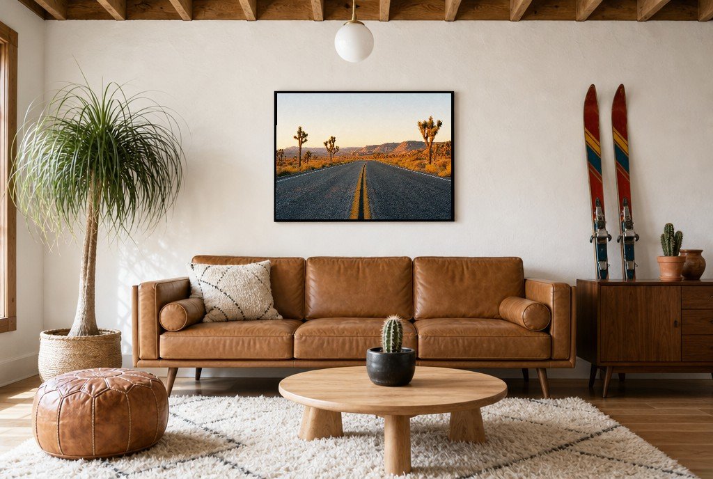 Joshua Tree Two-Lane, styled room