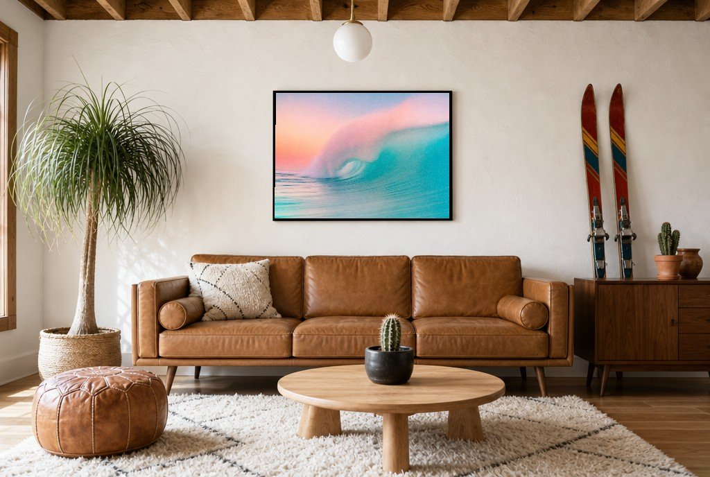 Cotton Candy Barrel, styled room