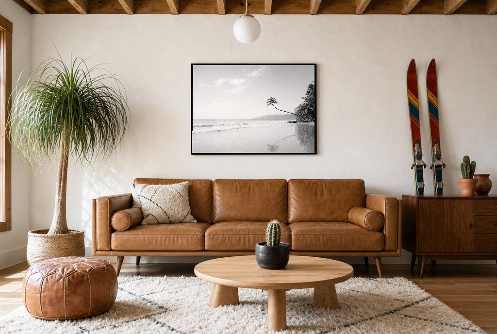 The Leaning Palm, styled room