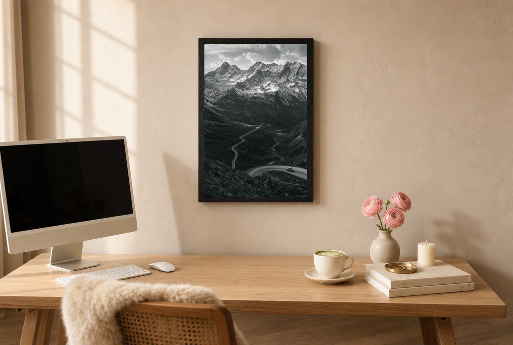 Pass Through the Alps, styled room