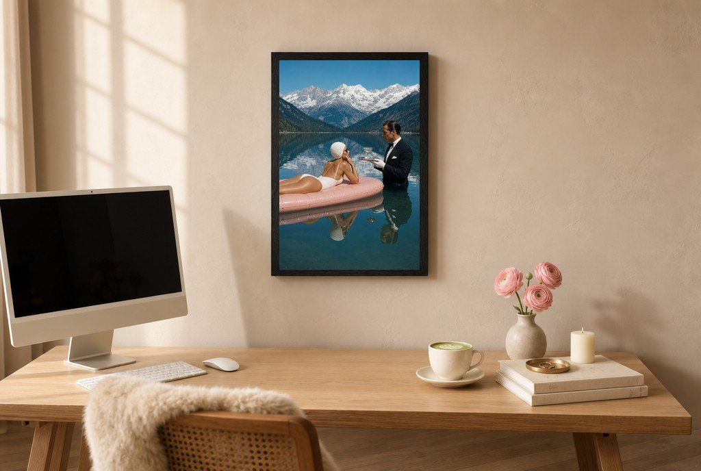 Champagne on the Lake, styled room