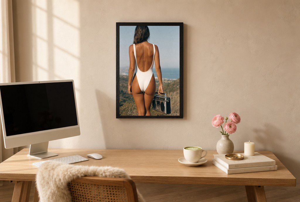 Boombox on the Bluff, styled room