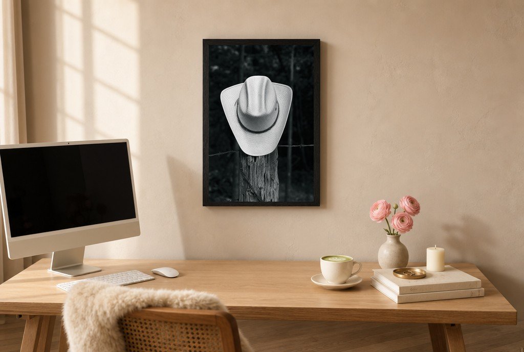 Hat on a Fencepost, styled room