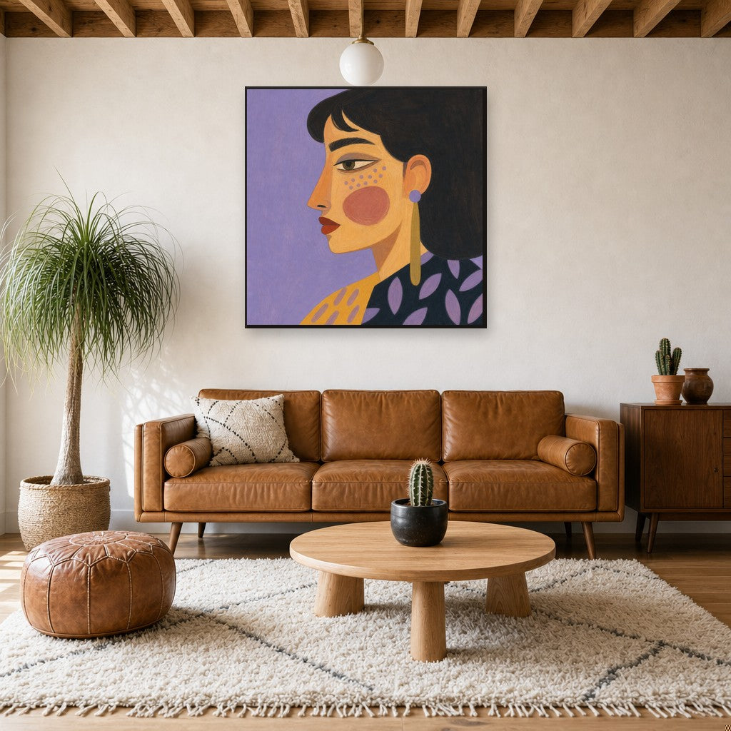 The Good Side, above mid-century console