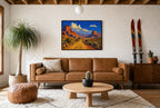 Long Way to Anywhere, above mid-century console