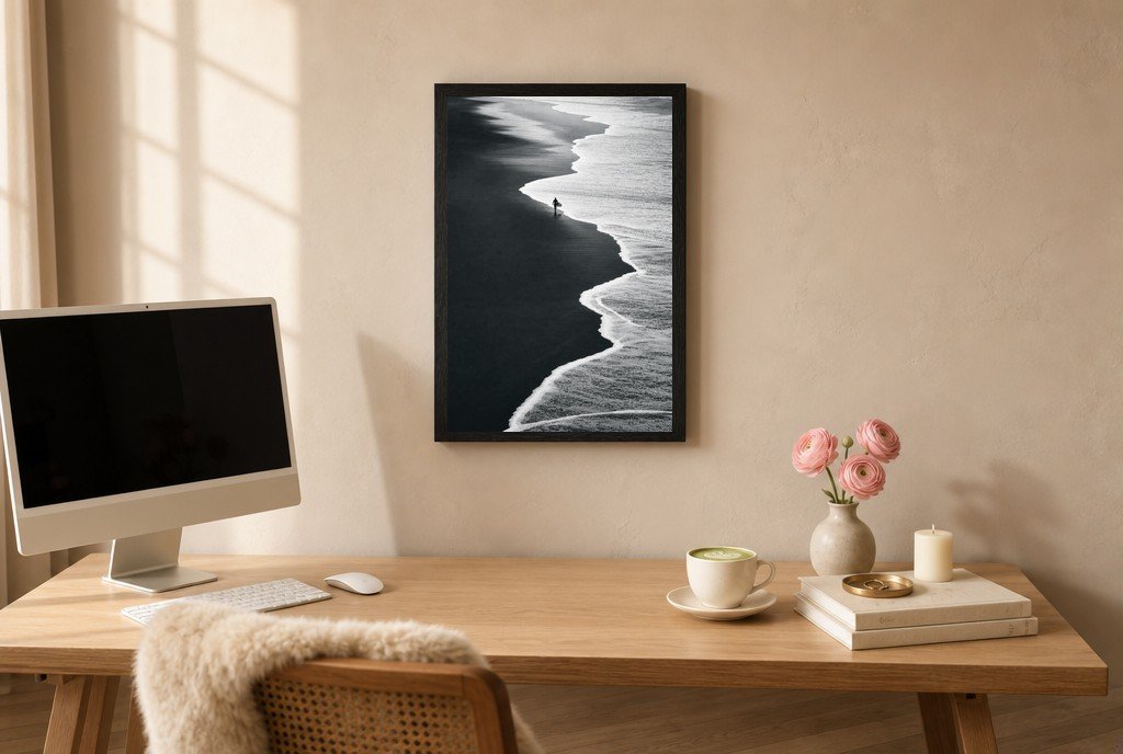Walk the Black Sand, styled room