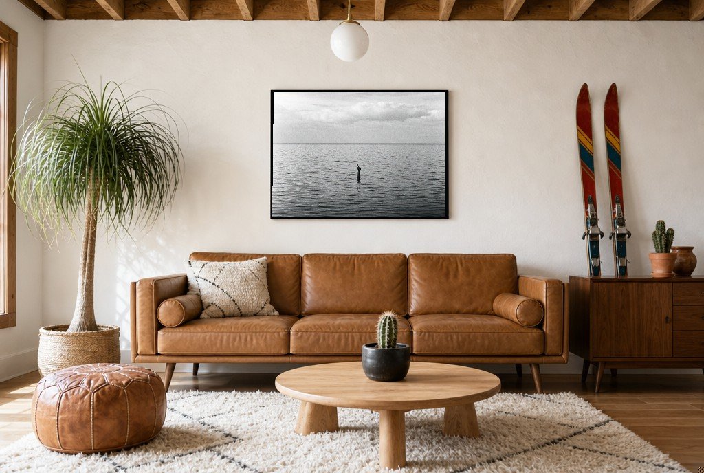 Two Up From the Deep, styled room