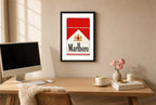 Reds, above mid-century console