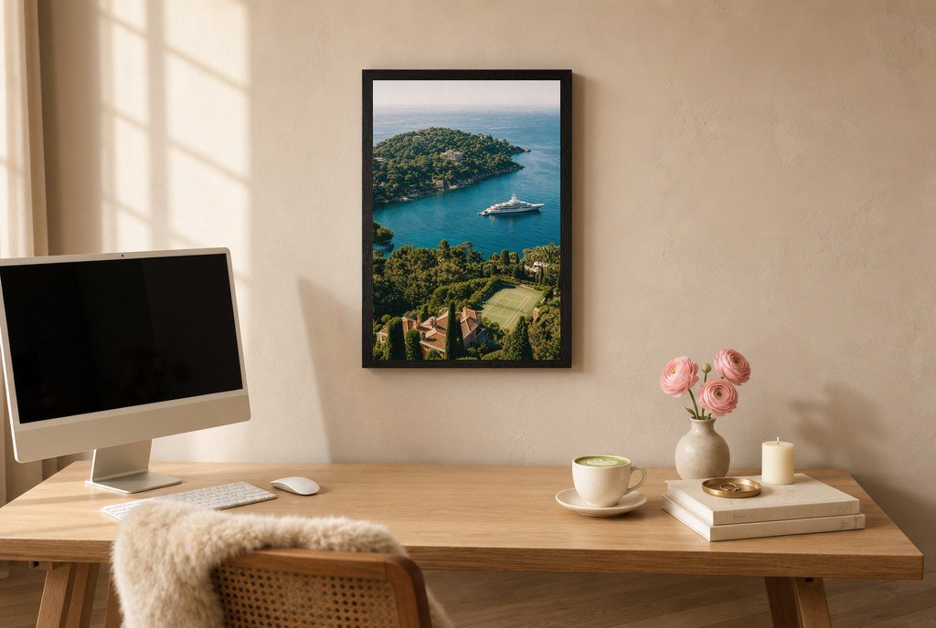 Coast and Tennis Court, styled room