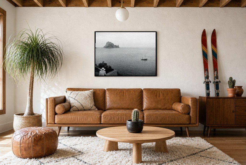 Watching the Far Rock, styled room