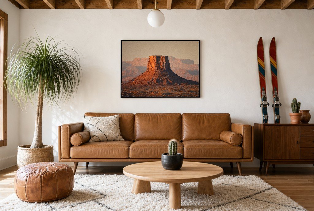 Red Mesa Hour, styled room