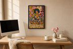 Paisley, and a Look, above mid-century console